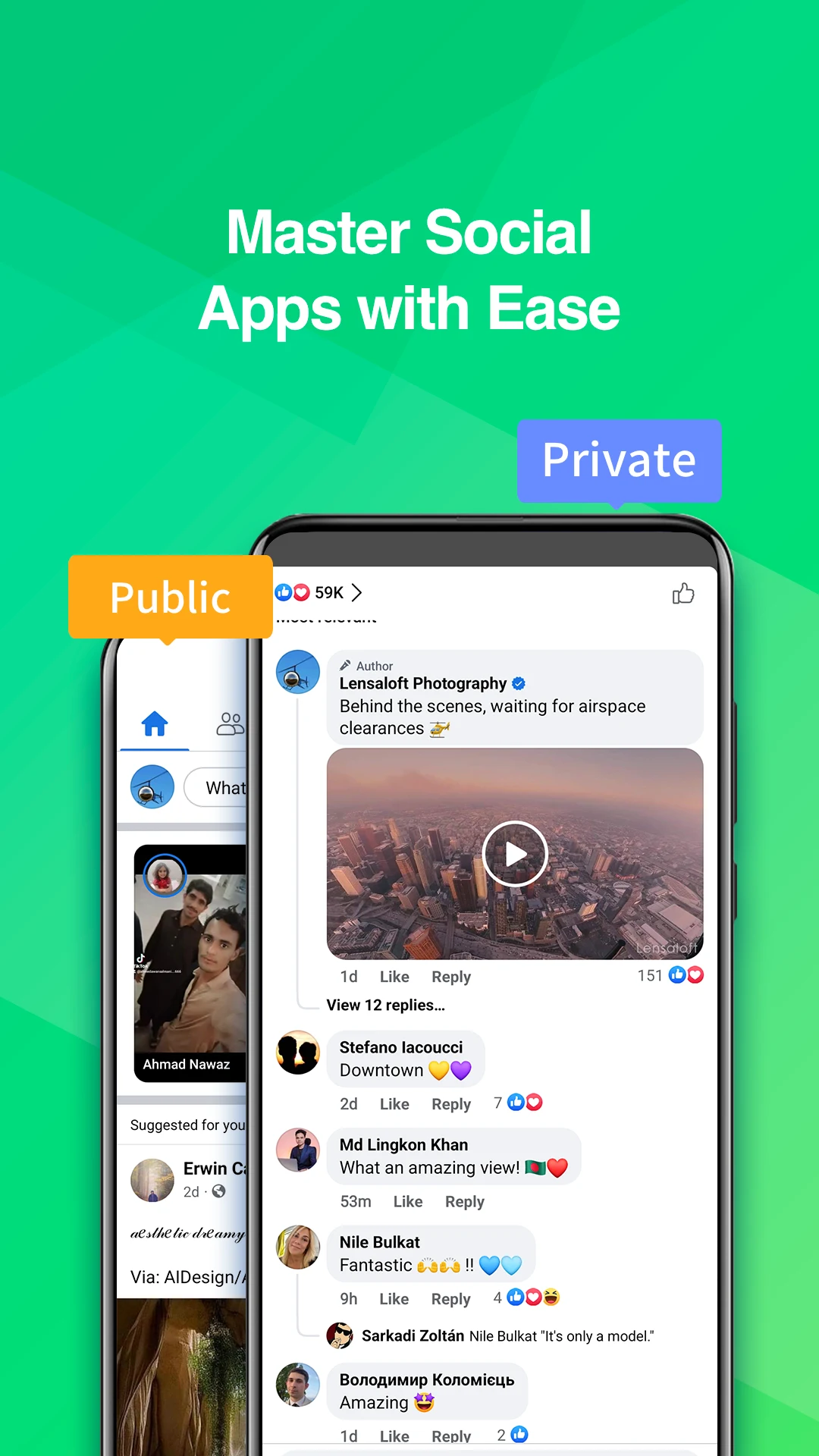Dual Cloner - App Dual Space screenshot