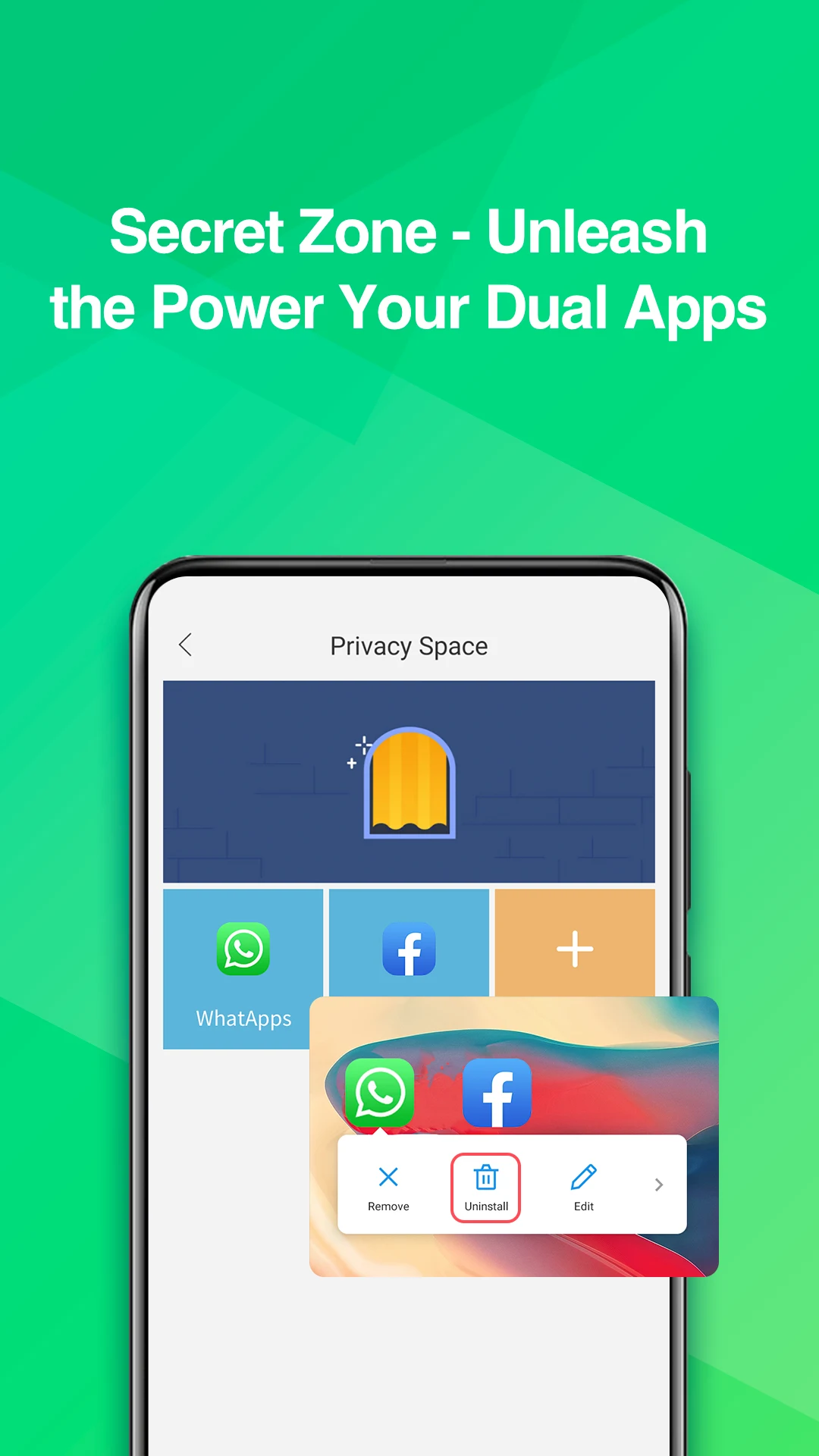 Dual Cloner - App Dual Space screenshot